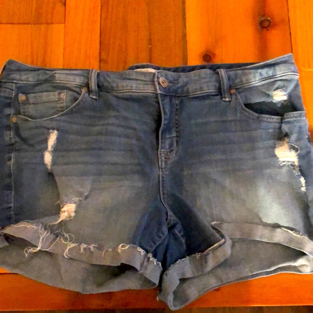 Torrid Ripped Denim Jeans